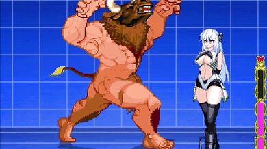 Jizzing the Minotaur's Cream-filled Balls: Mega Man X Unleashes His Semen Fury