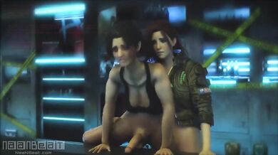 Cumming Inside Claire's Asshole While She Plays Cyberpunk 2077 on a Virtual Reality Device with Her Boyfriend V [NaaNBeat]