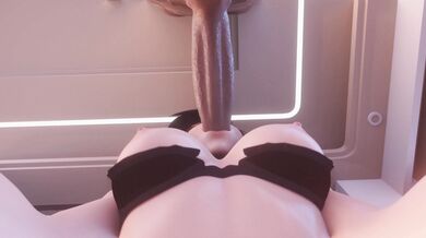 Busty Tracer Gets Her Mouth Fucked Hard in 'Tiaz-3dx' Hentai Anime!