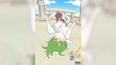 Gape at the gaping pussy of Pit and Palutena's i-spoke fuck fest!