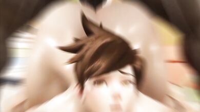 Horny Tracer Gets DP'd by Her Coworkers at HMV