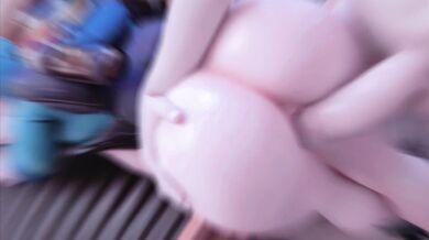 Horny Tracer Gets DP'd by Her Coworkers at HMV