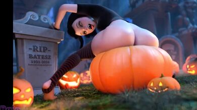 Happy Halloween With Mavis's Wet Pussy!