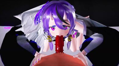 Massive Facial Cumshot after Rindou Mikoto's Deep Throating [Evermilk]