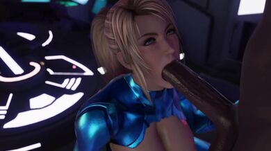 Samus' Salacious Suction of a Swarthy Schlong [MrRed1][4K]