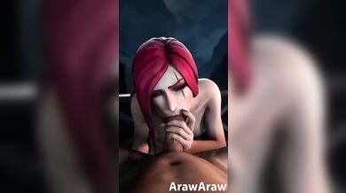 Blowing Katarina's Horny Pussy on a Raw Rainy Day