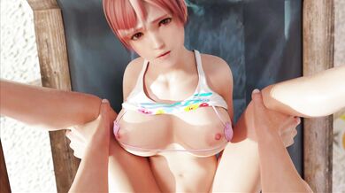 Fucked on the Beach: Honoka's Missionary Position in 4K HD