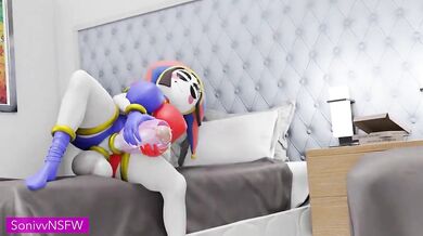 Futa Pomni pleasures herself