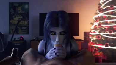 Widow's Oral Gift on Christmas [Explicit Erotic Tale]