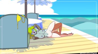 Sunpeachending [-8]: A tale of a young girl's journey to find her missing father in the mystical land of Sunpeach, where she discovers her own unique powers and sexual desires.