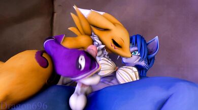Renamon and Krystal's Forbidden Love