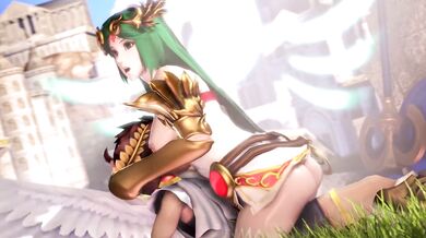 Lustful Palutena Rises to Fuck: Hardcore Wrath with Reset Bombs in K*id Icarus' Boner Eruption!