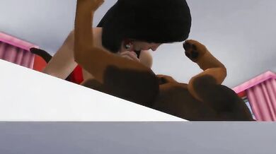 Canine Desires: Pharah - Lesbian Doggy Style With A Human Female
