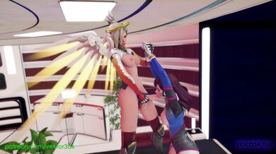 D.Va and Mercy's Anal Exploration, Episode Two