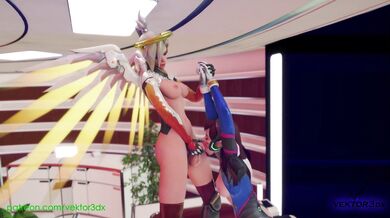 D.Va and Mercy's Anal Exploration, Episode Two