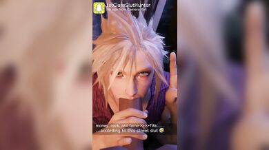 Femboy Cloud Strife's Greatest Treasure: A Hole in the Ass