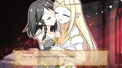 Fantasy Lesbian Licking in 'Elven Conquest 1' with Faye and Seraphine Sucking Orbs