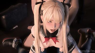 A Drunken Night with Marie Rose's Cock: NSFW
