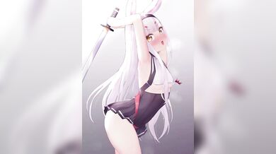 Screaming Orgasms with the Sexy Shimakaze in Azur Lane Hentai Porn