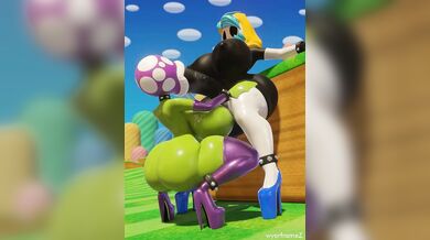 Shy Gal Gets Sucked Dry by Voracious Piranha Plant