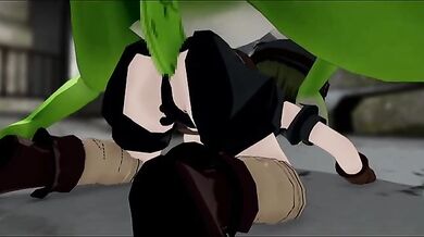 Boy's Tight Virgin Butthole Violated by Huge Amphibian