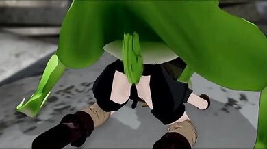 Boy's Tight Virgin Butthole Violated by Huge Amphibian