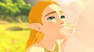 Zelda's Explosive Blowjob Adventure in Fugtrup