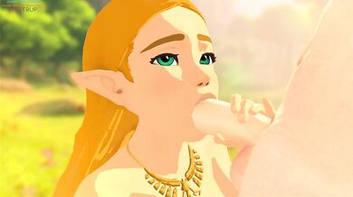 Zelda's Explosive Blowjob Adventure in Fugtrup