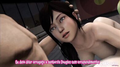 Four Naughty Japanese Schoolgirls with Big Tits and Little Dresses Get Cum Inside Them on Christmas Eve, Yummy!