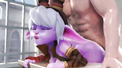 Tiny Titan and Human Fuckfest