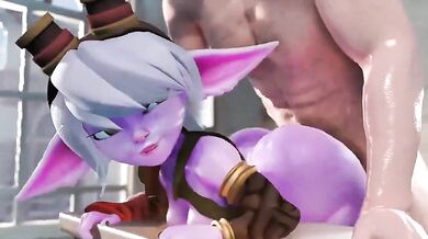 Tiny Titan and Human Fuckfest