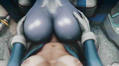 Ass-destroying Lesbians: D.Va and Widowmaker's NETFUTA Romp