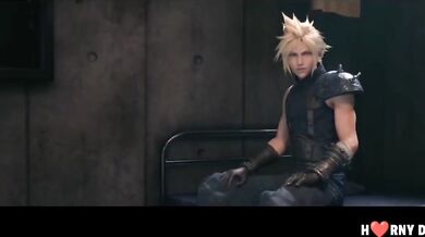Bitchy Tifa Gets Banged By Two Dudes: Cloud's Sword Isn't Enough For Her Ravenous Craving