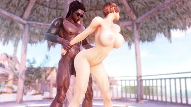 Mouth-watering Marie's Sultry Caribbean Adventure in 3DX