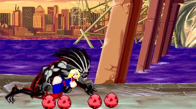 Captain Marvel Takes on M.U.G.E.N in a Fuck Fest!