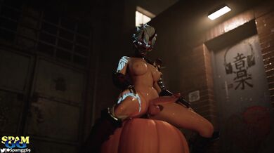 Gigantic She-Demon Kiriko Dominates Halloween Cock (Spamgg69)