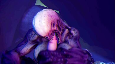 Femdom Hellbabe Knights a BJ from a Submissive Man [DahSharky]