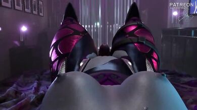 Widowmaker's Pussy Rubdown