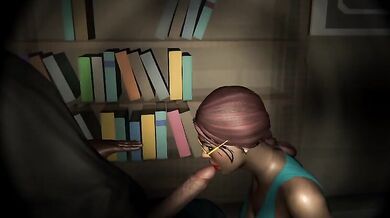 Lara Croft's Cum-Gobbling Orgy