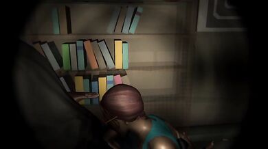 Lara Croft's Cum-Gobbling Orgy