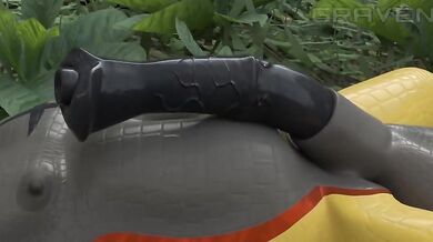 Insatiable Gluttonous Demon Swallows Monster Cocks Whole in 'Grave Entrails' Tor*ture Porn