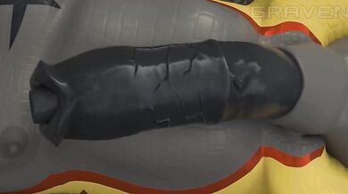 Insatiable Gluttonous Demon Swallows Monster Cocks Whole in 'Grave Entrails' Tor*ture Porn