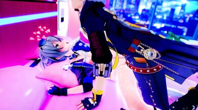 Silver Wolf's Debauchery Unleashed on a Winter's Night
