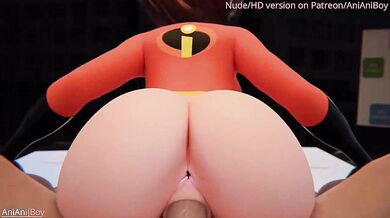 Anal Intruders 3 - Mrs. Incredible's Anal Debut
