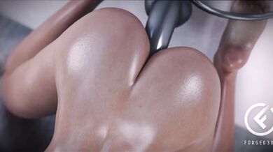 Natalie's Juicy Wet Hole Invaded by the Huge Cock in 'Forged3DX'