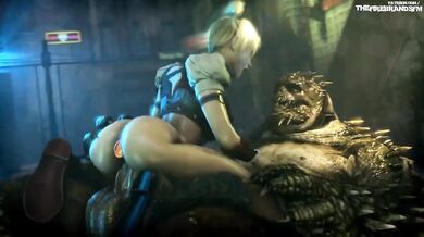 Harley Quinn's Dick Ride-a-thon on Fire