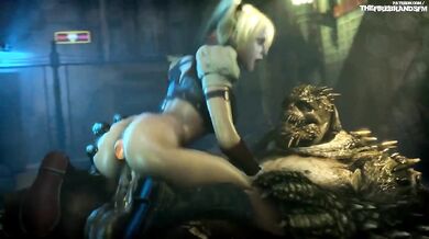 Harley Quinn's Dick Ride-a-thon on Fire