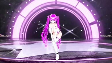 Mikudayo! Huge Tits Jiggle to Vocaloid's Beat in MMD 3D Porn Parody