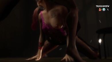 Horny Harley Quinn Locked Up In A Tight Prison Cell Gets Fucked By Her Biggest Enemies