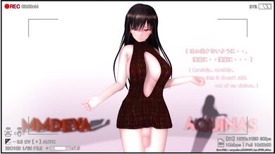 Throbbing Shemale Goddess AquiaNasMMD's Futa Shoot Pumps with Cum!